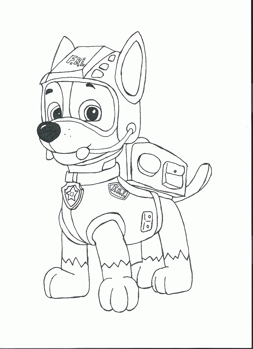 35 Adventurous PAW Patrol Coloring Pages Printable 4