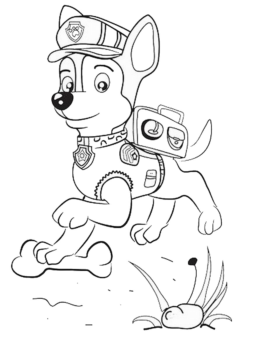 35 Adventurous PAW Patrol Coloring Pages Printable 5