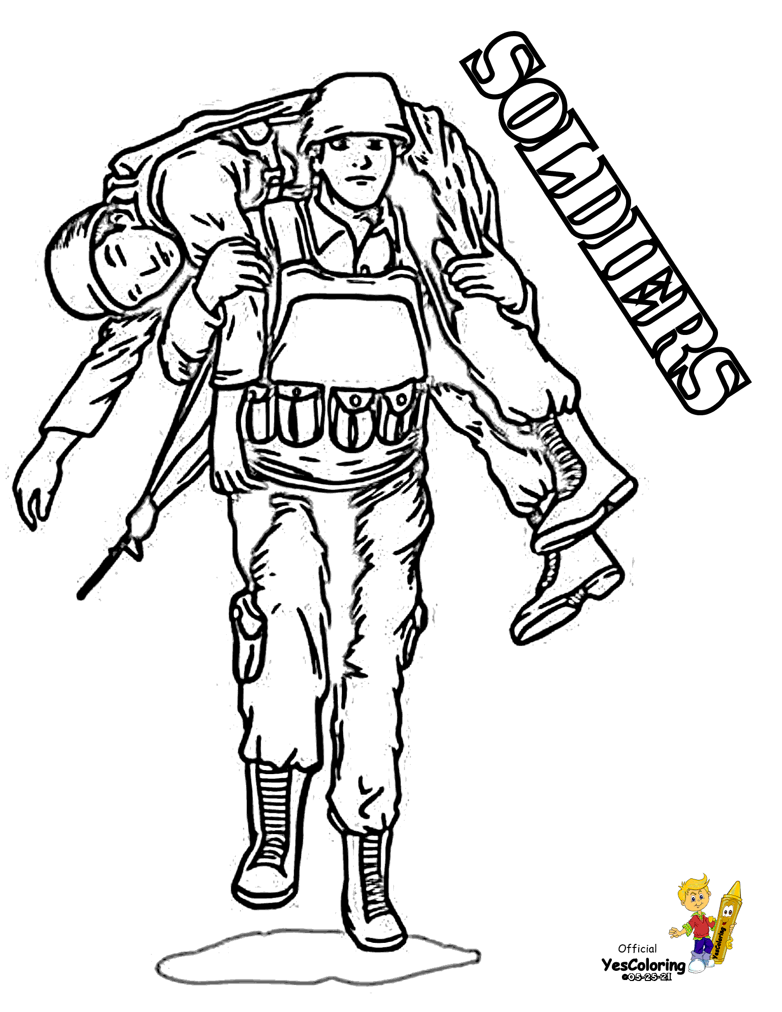 35 Cool Military Coloring Pages Printable 11