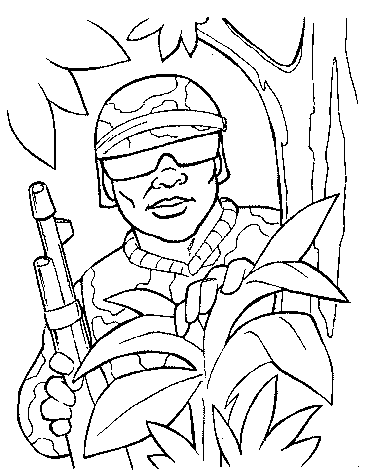 35 Cool Military Coloring Pages Printable 19