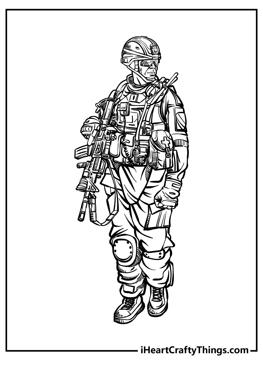 35 Cool Military Coloring Pages Printable 24