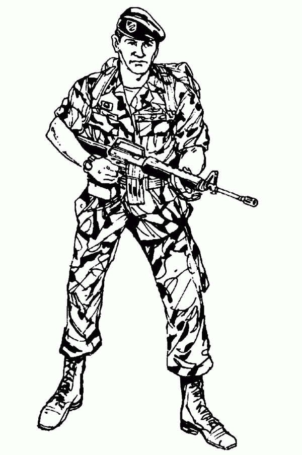 35 Cool Military Coloring Pages Printable 25