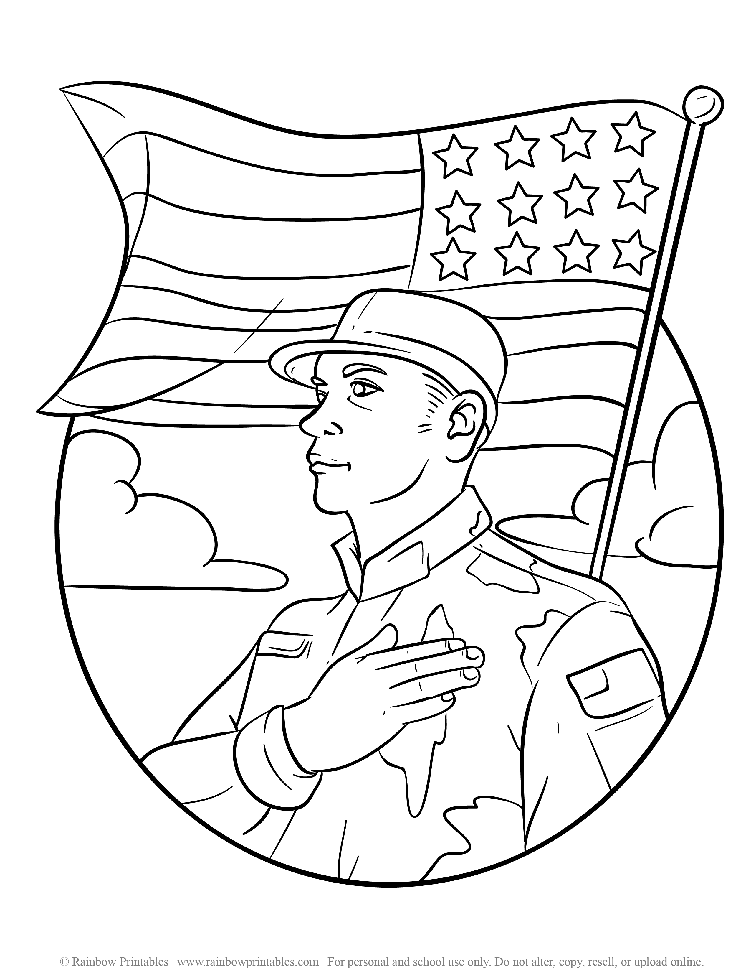 35 Cool Military Coloring Pages Printable 28