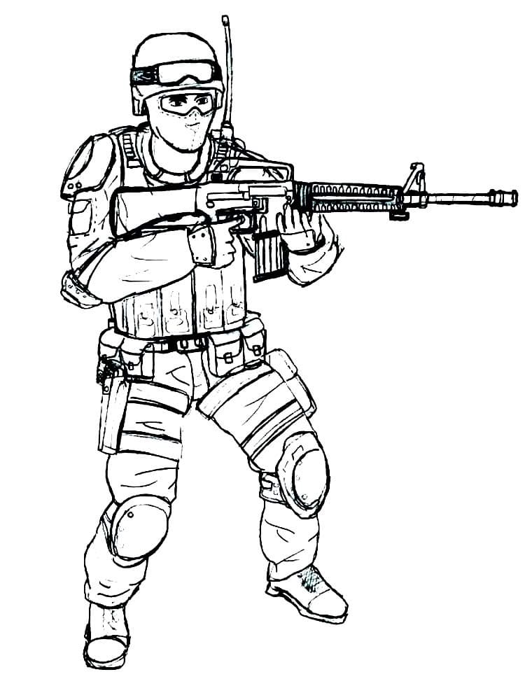 35 Cool Military Coloring Pages Printable 3