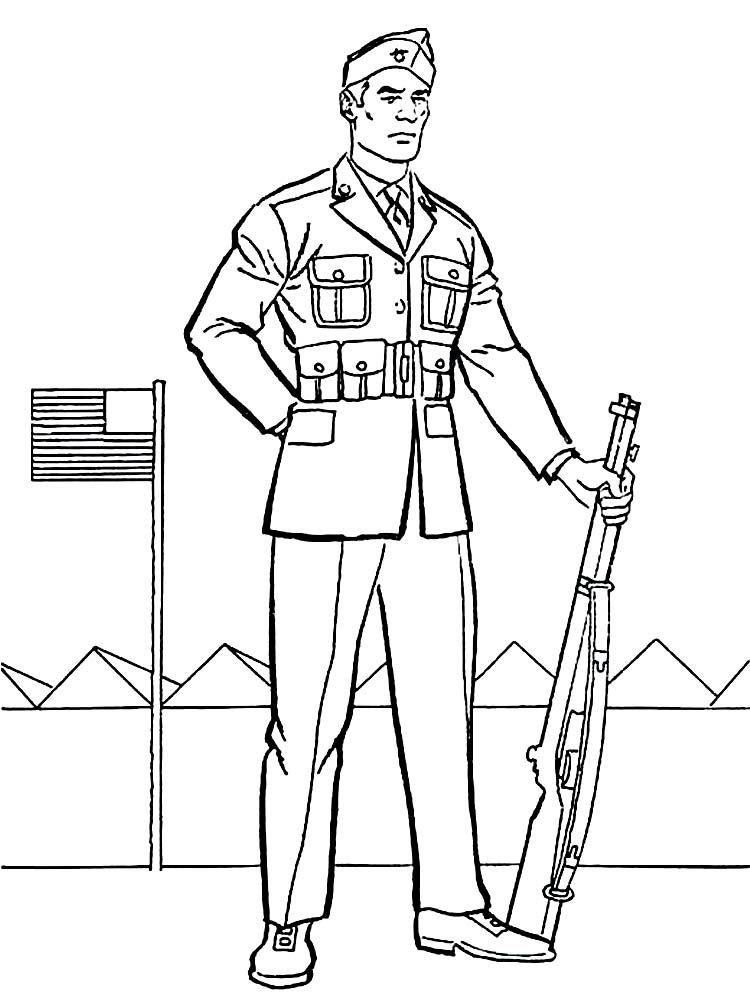 35 Cool Military Coloring Pages Printable 30