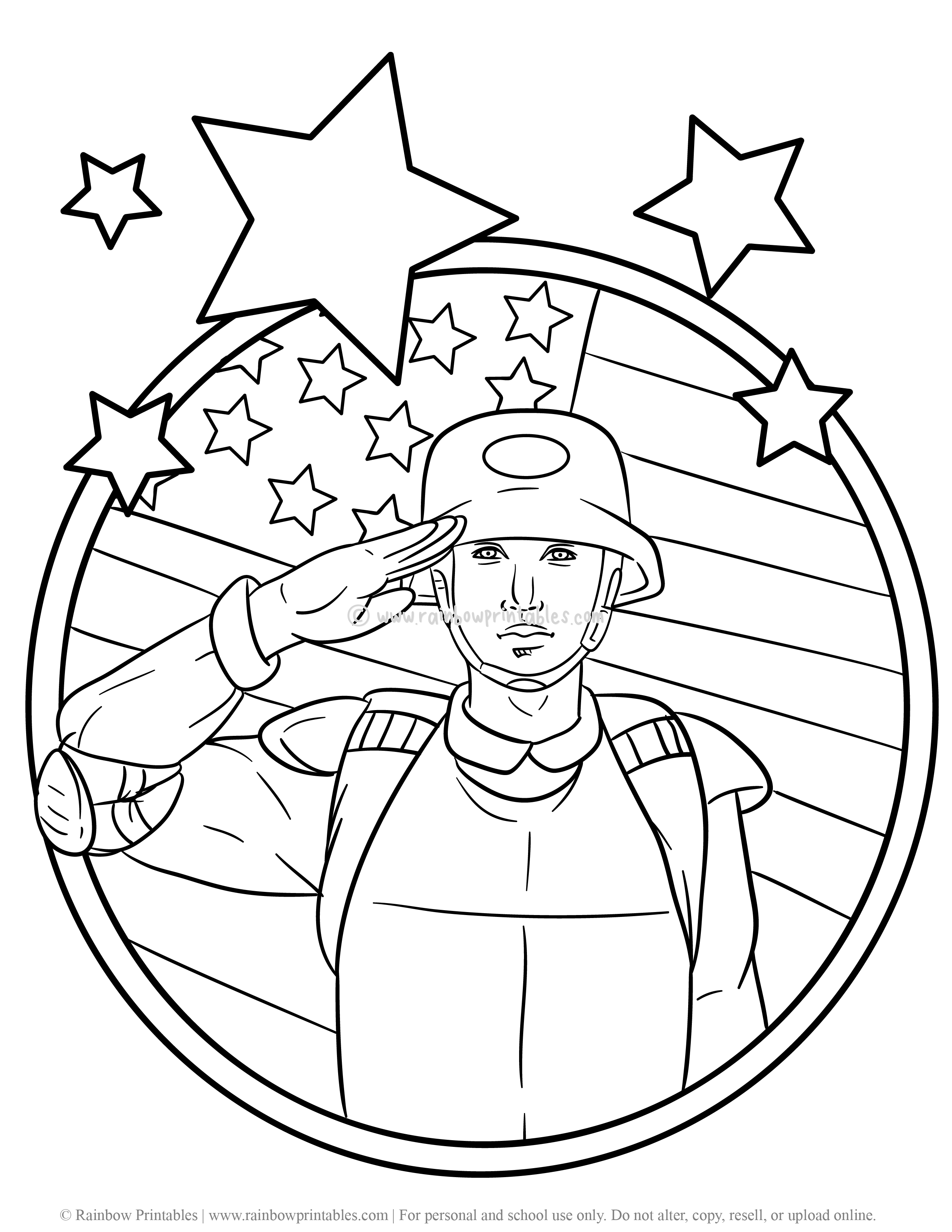 35 Cool Military Coloring Pages Printable 31