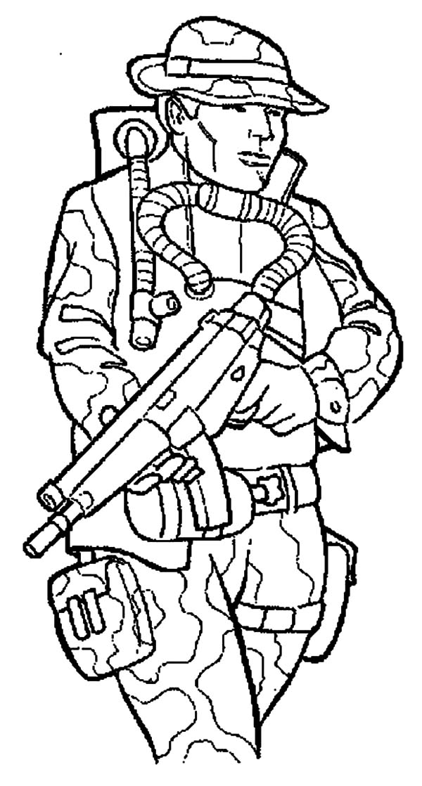 35 Cool Military Coloring Pages Printable 33