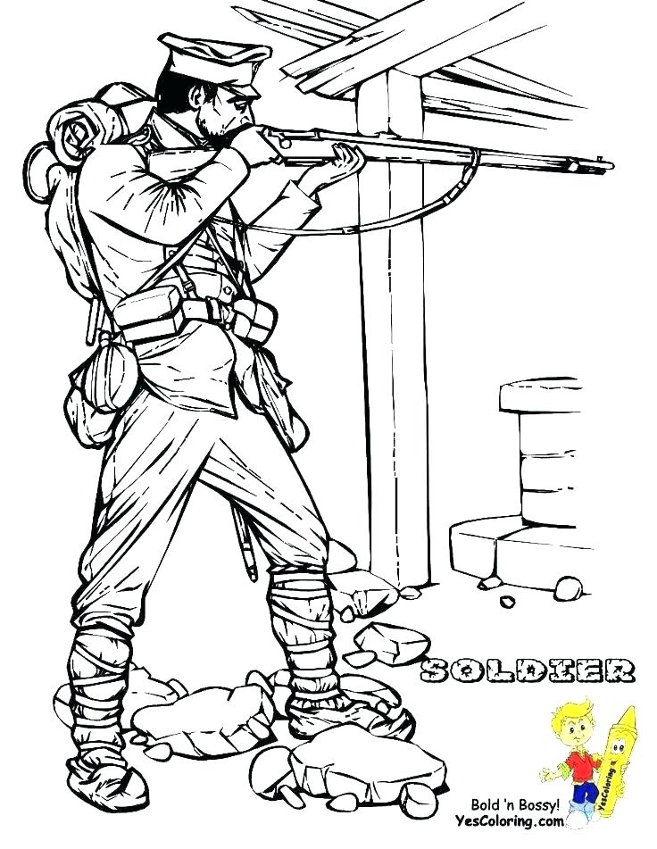 35 Cool Military Coloring Pages Printable 34