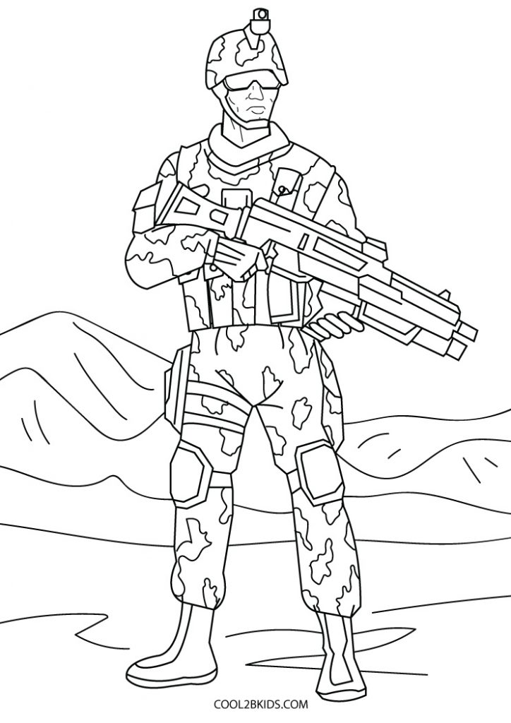 35 Cool Military Coloring Pages Printable 6