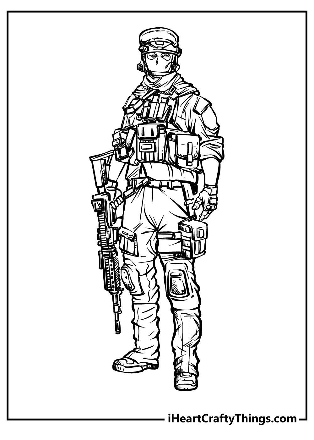 35 Cool Military Coloring Pages Printable 7