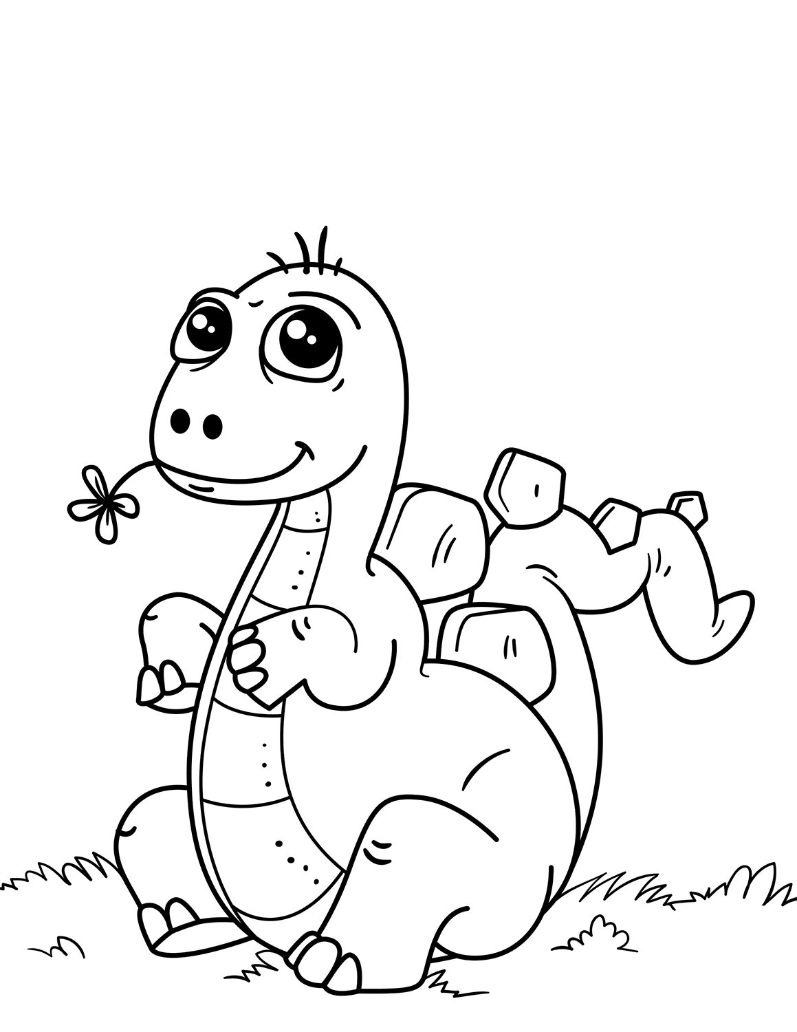 35 Dinosaur Christmas Coloring Pages Printable 17