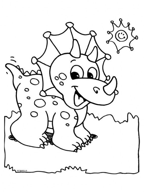 35 Dinosaur Christmas Coloring Pages Printable 20