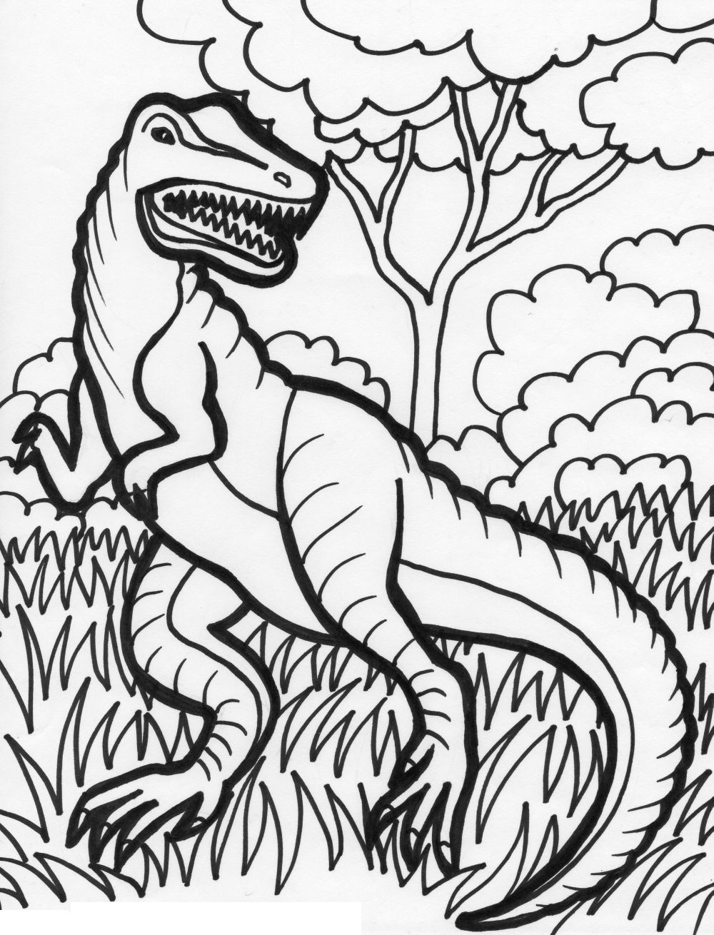 35 Dinosaur Christmas Coloring Pages Printable 27