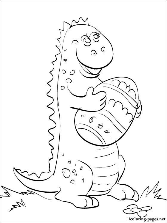 35 Dinosaur Christmas Coloring Pages Printable 3