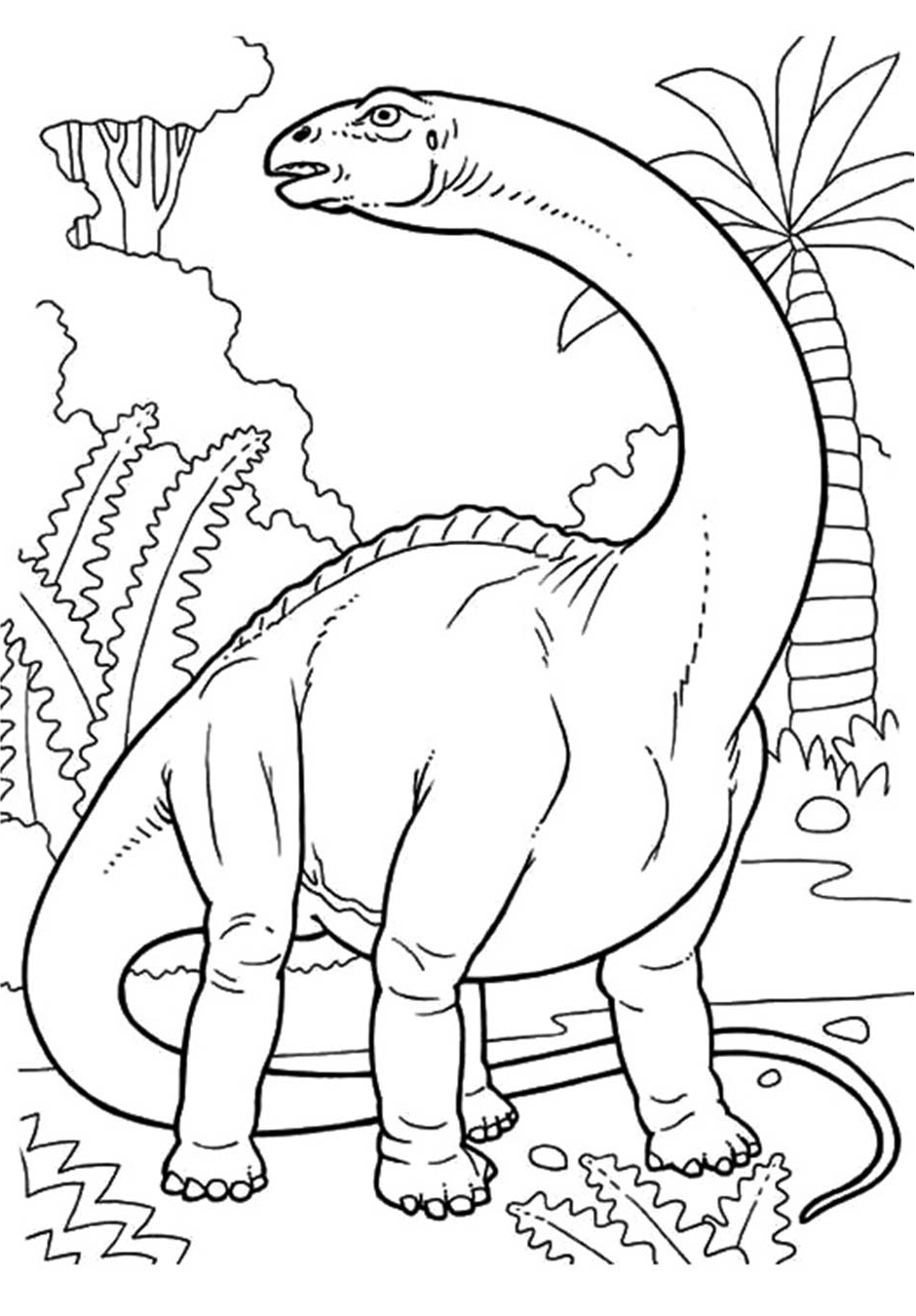 35 Dinosaur Christmas Coloring Pages Printable 35