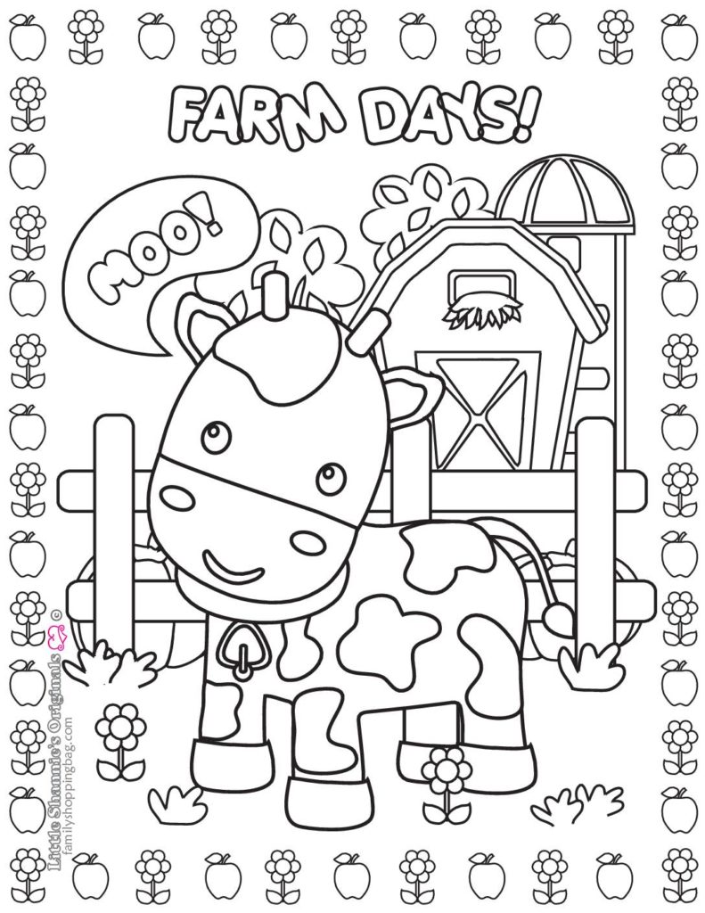 35 Farm Coloring Pages Printable 11