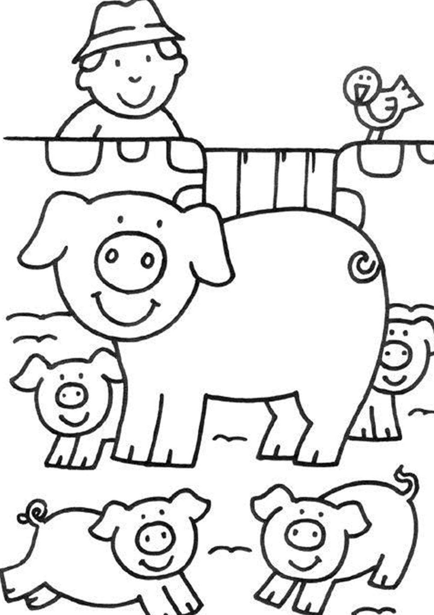 35 Farm Coloring Pages Printable 21