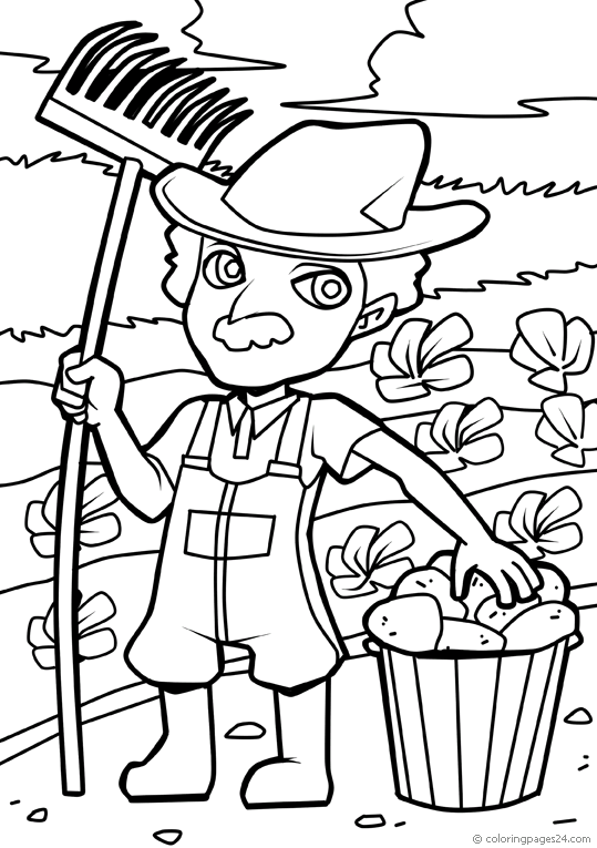 35 Farm Coloring Pages Printable 25