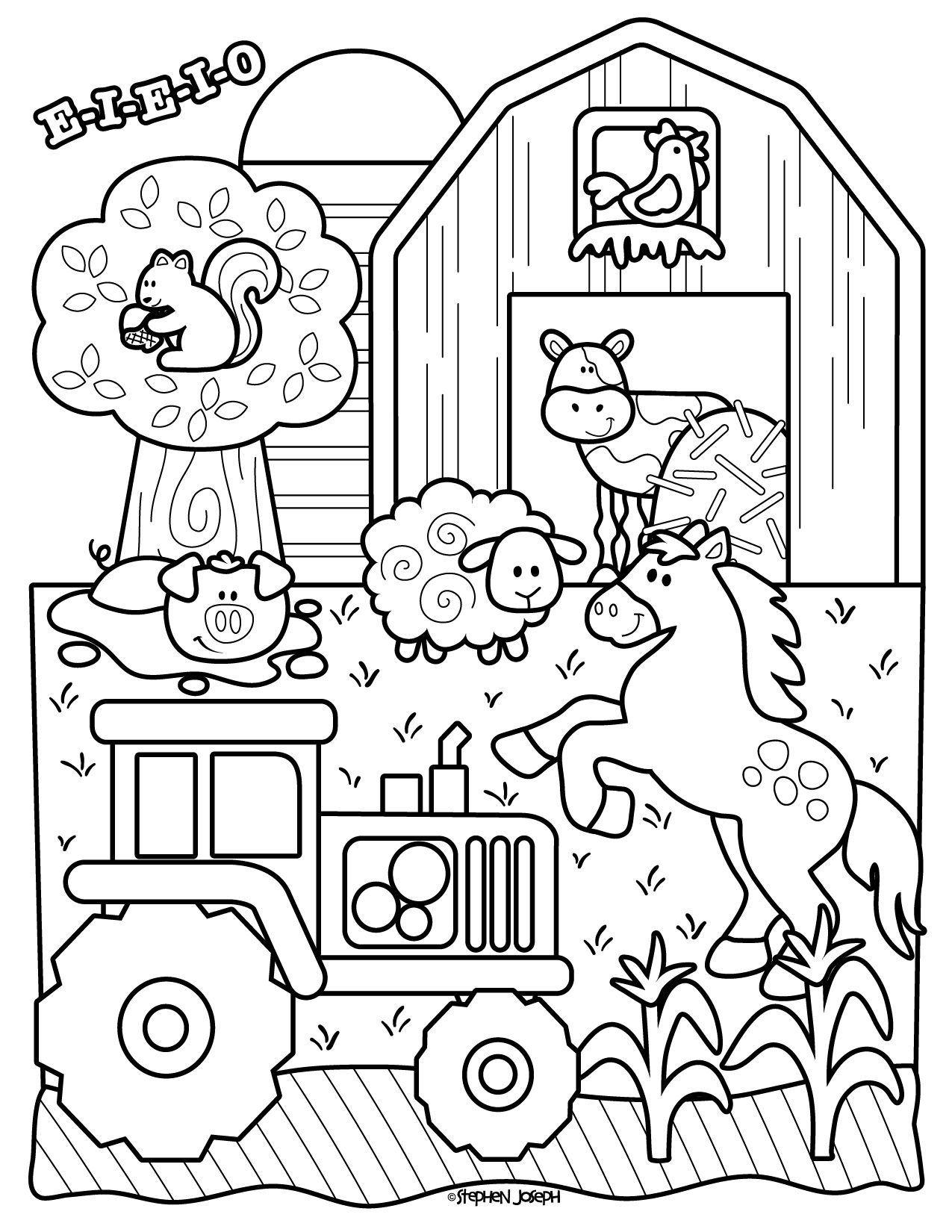 35 Farm Coloring Pages Printable 27