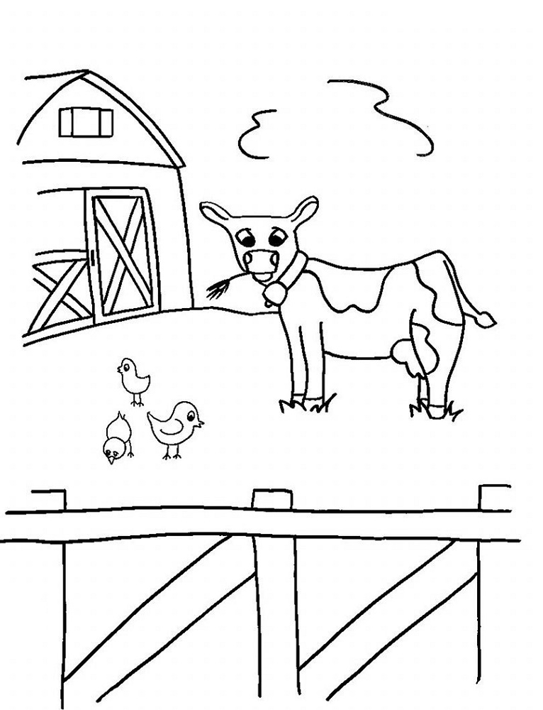 35 Farm Coloring Pages Printable 5