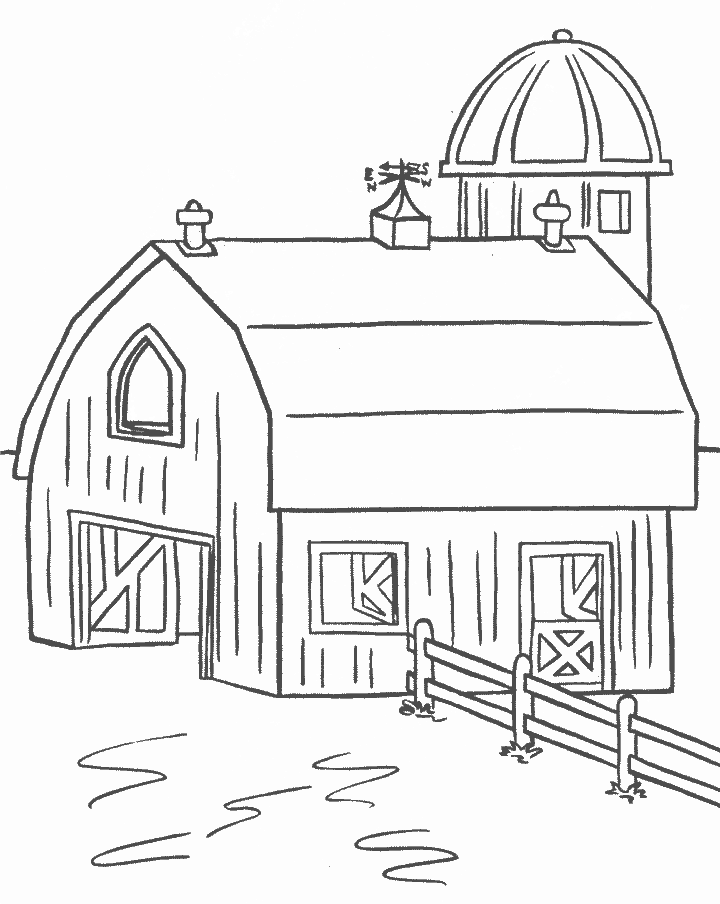 35 Farm Coloring Pages Printable 6