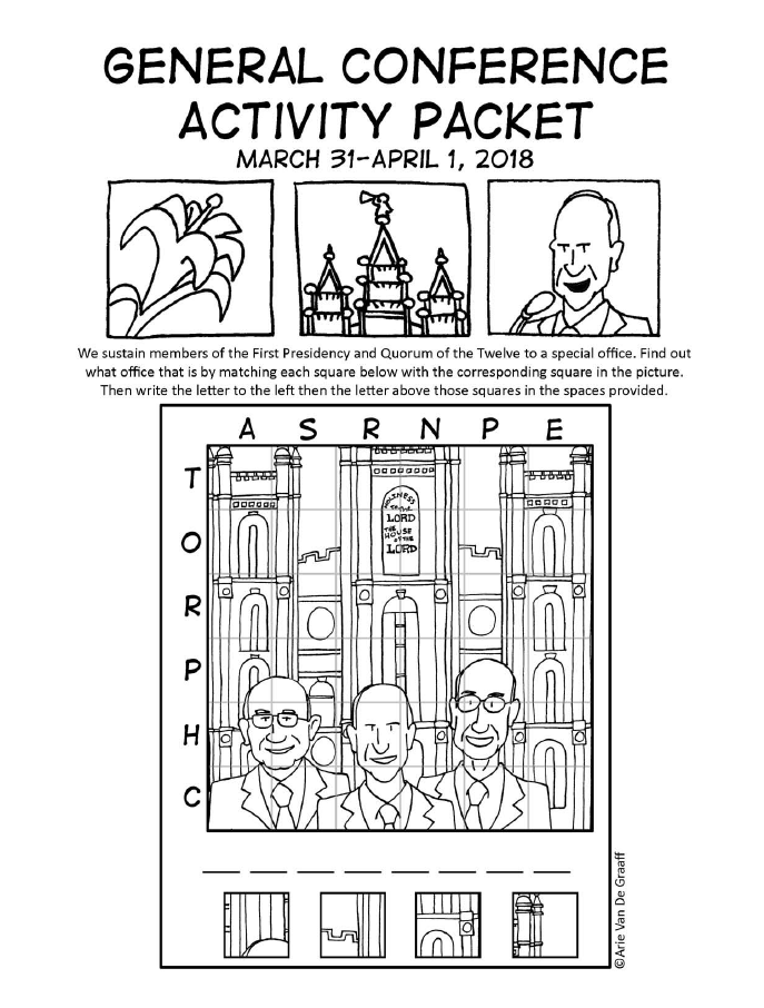 35 LDS General Conference Coloring Pages Printable 10