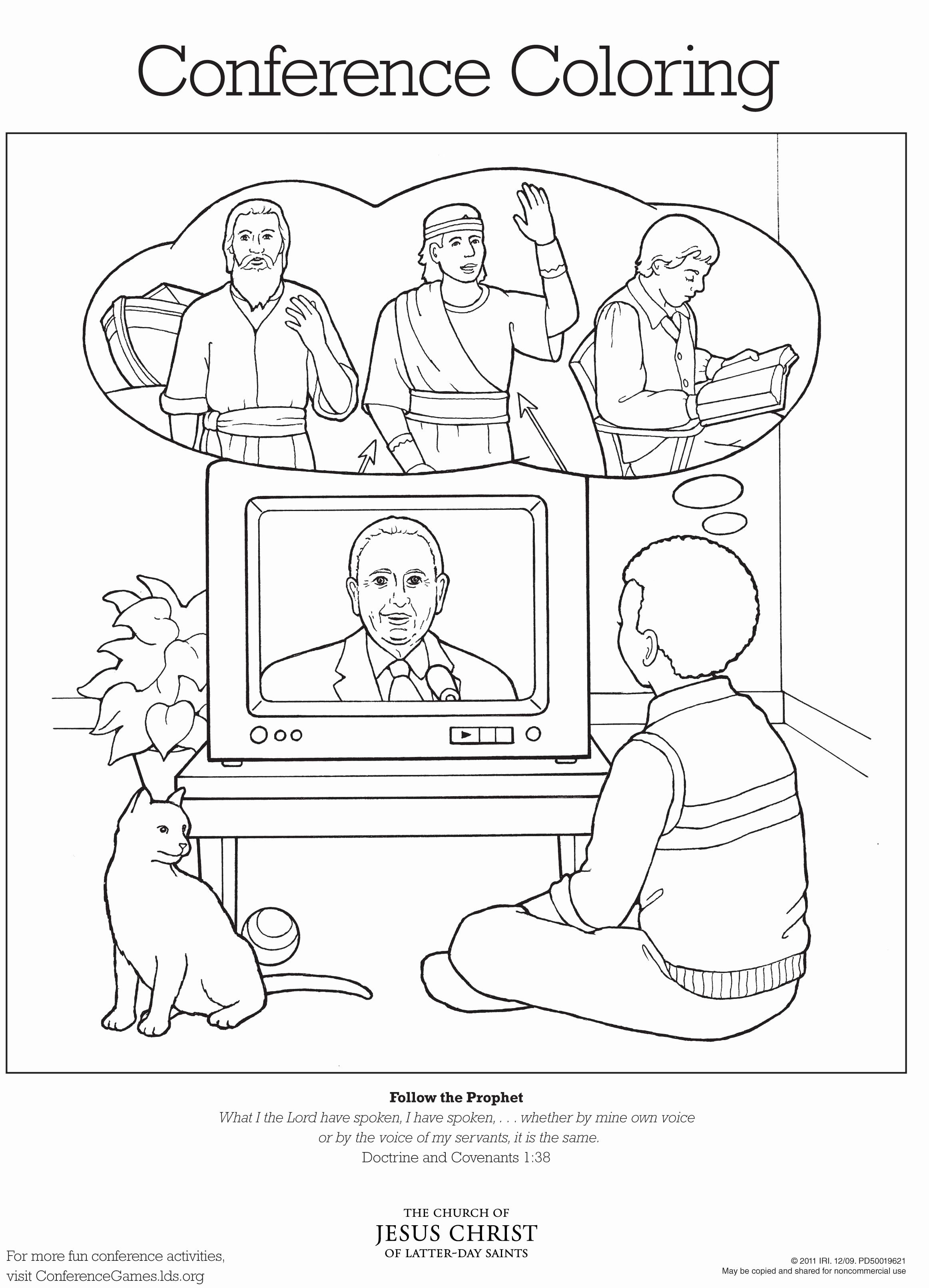 35 LDS General Conference Coloring Pages Printable 21