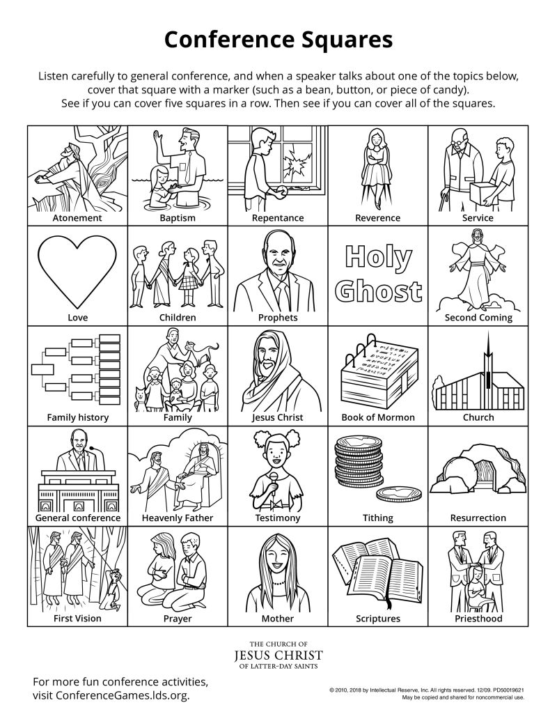 35 LDS General Conference Coloring Pages Printable 22