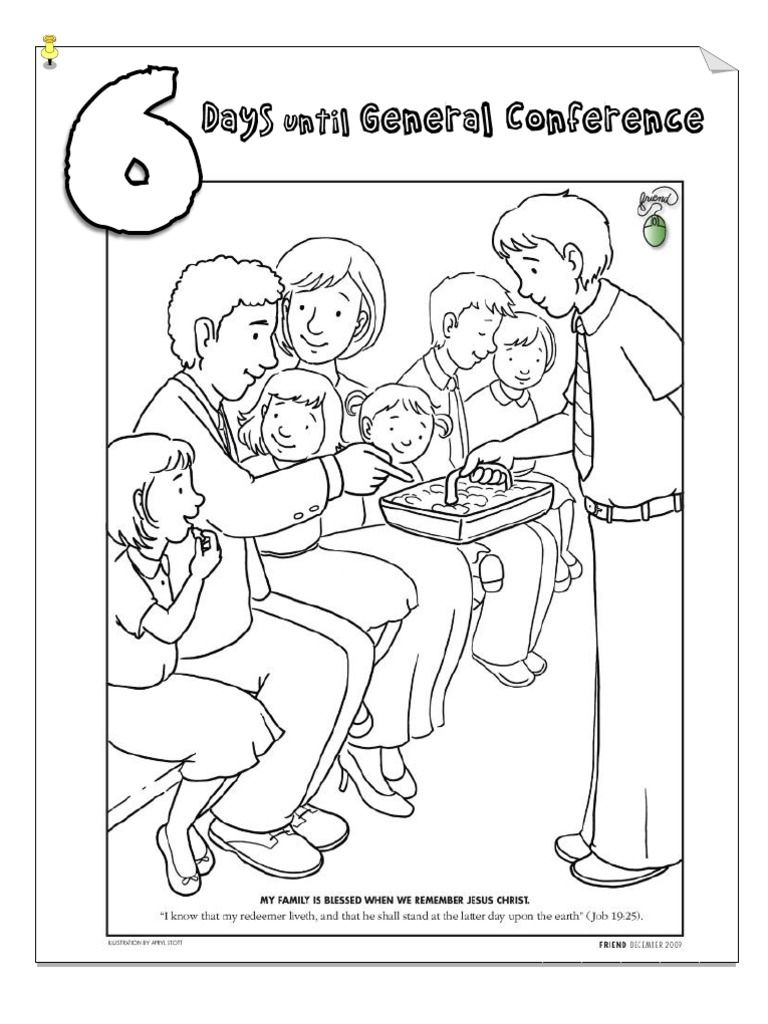 35 LDS General Conference Coloring Pages Printable 23