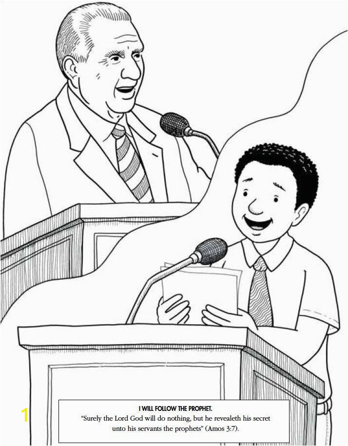 35 LDS General Conference Coloring Pages Printable 7