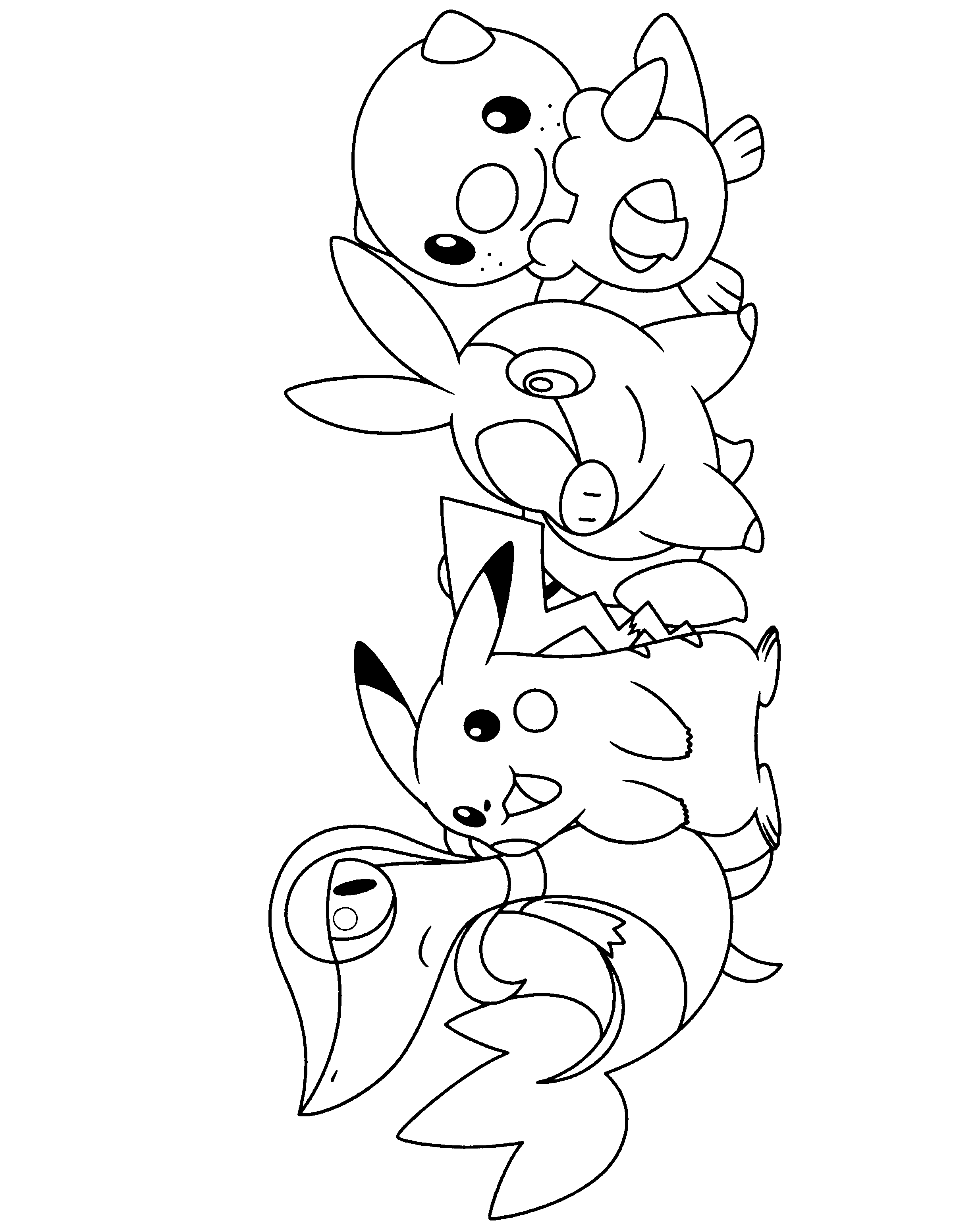 35 PokÃ©mon Black and White Coloring Pages Printable 3