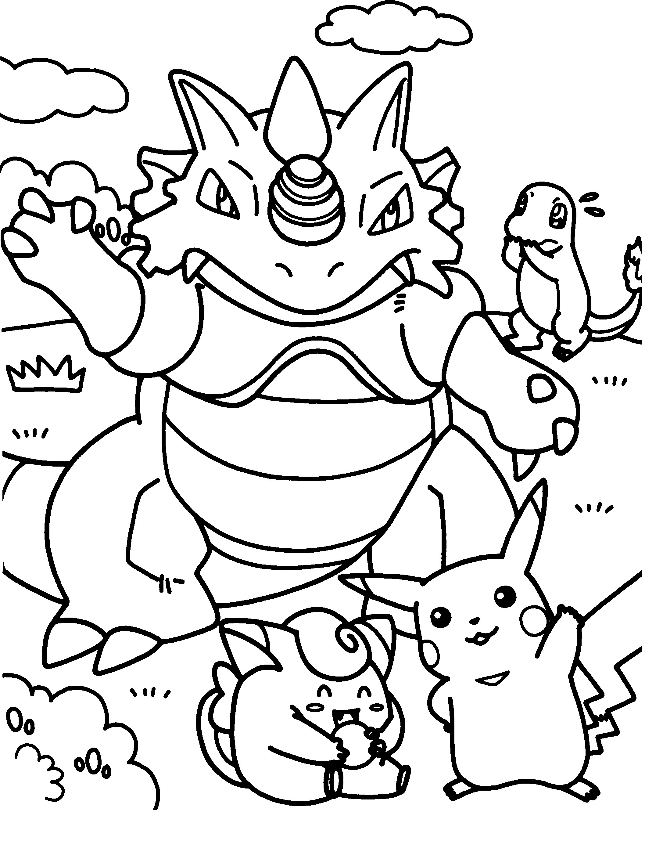 35 PokÃ©mon Black and White Coloring Pages Printable 4