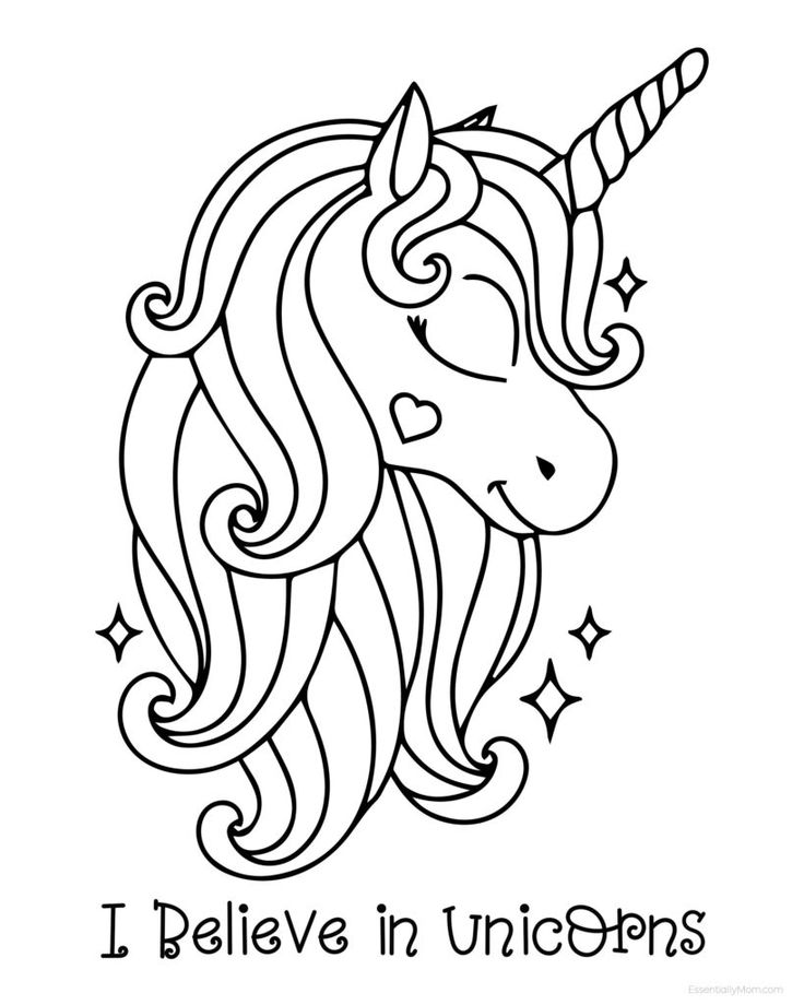 35 Unicorn Coloring Pages With Wings Printable 11