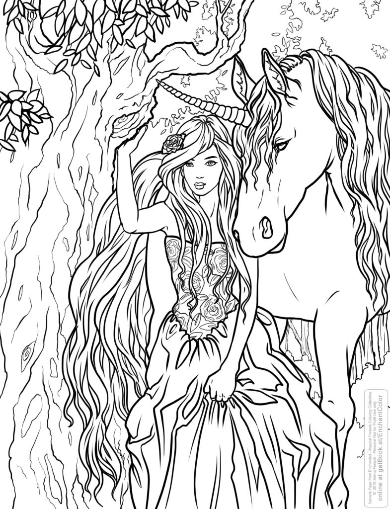 35 Unicorn Coloring Pages With Wings Printable 13