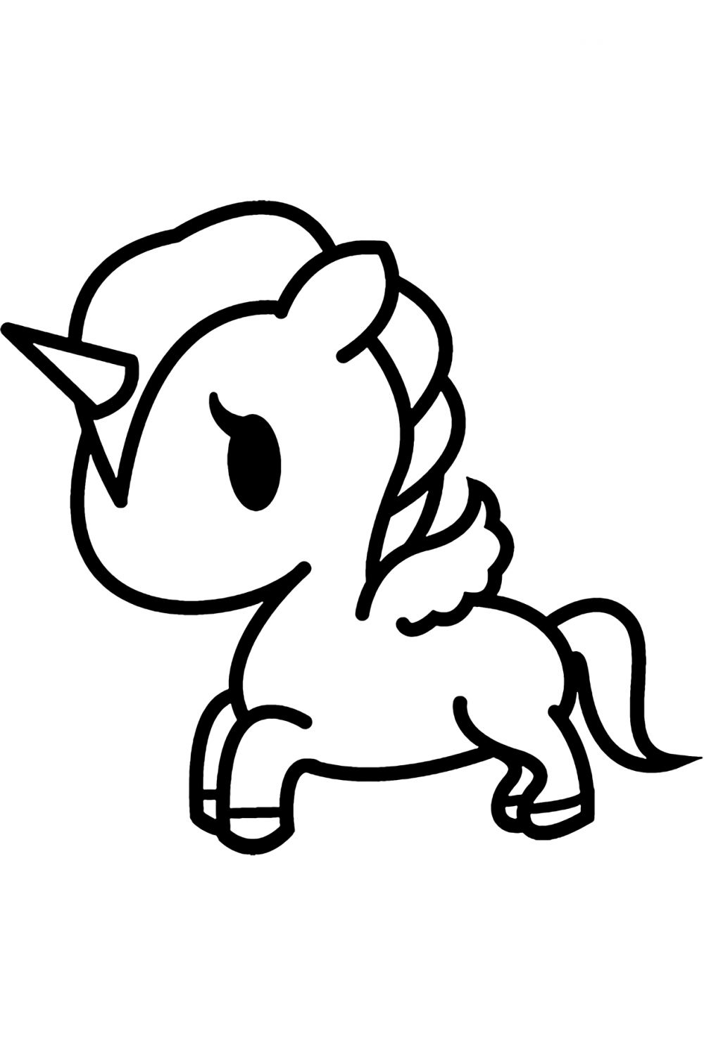 35 Unicorn Coloring Pages With Wings Printable 23