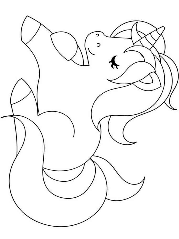 35 Unicorn Coloring Pages With Wings Printable 24