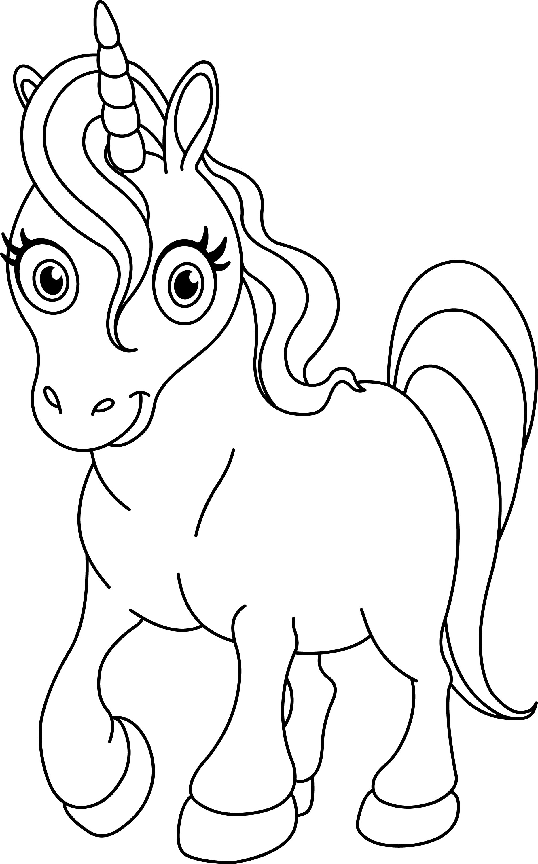 35 Unicorn Coloring Pages With Wings Printable 33