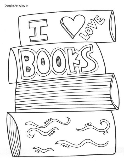 36 Books Coloring Pages Printable 25