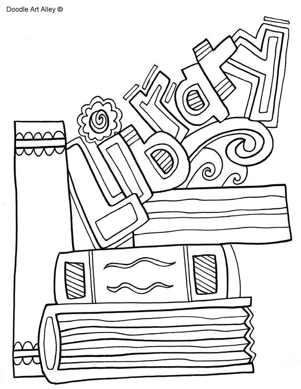 36 Books Coloring Pages Printable 6