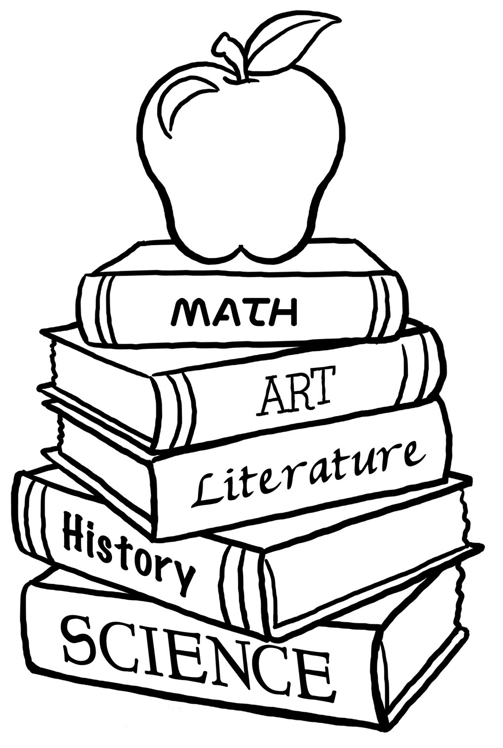 36 Books Coloring Pages Printable 8