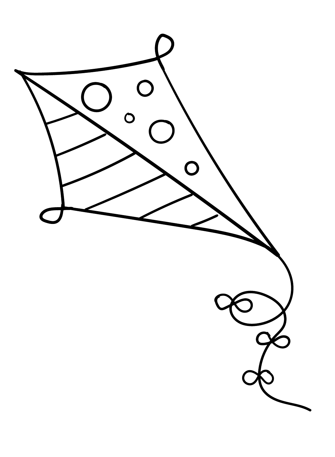 36 Cheerful Kite Coloring Pages Printable 15