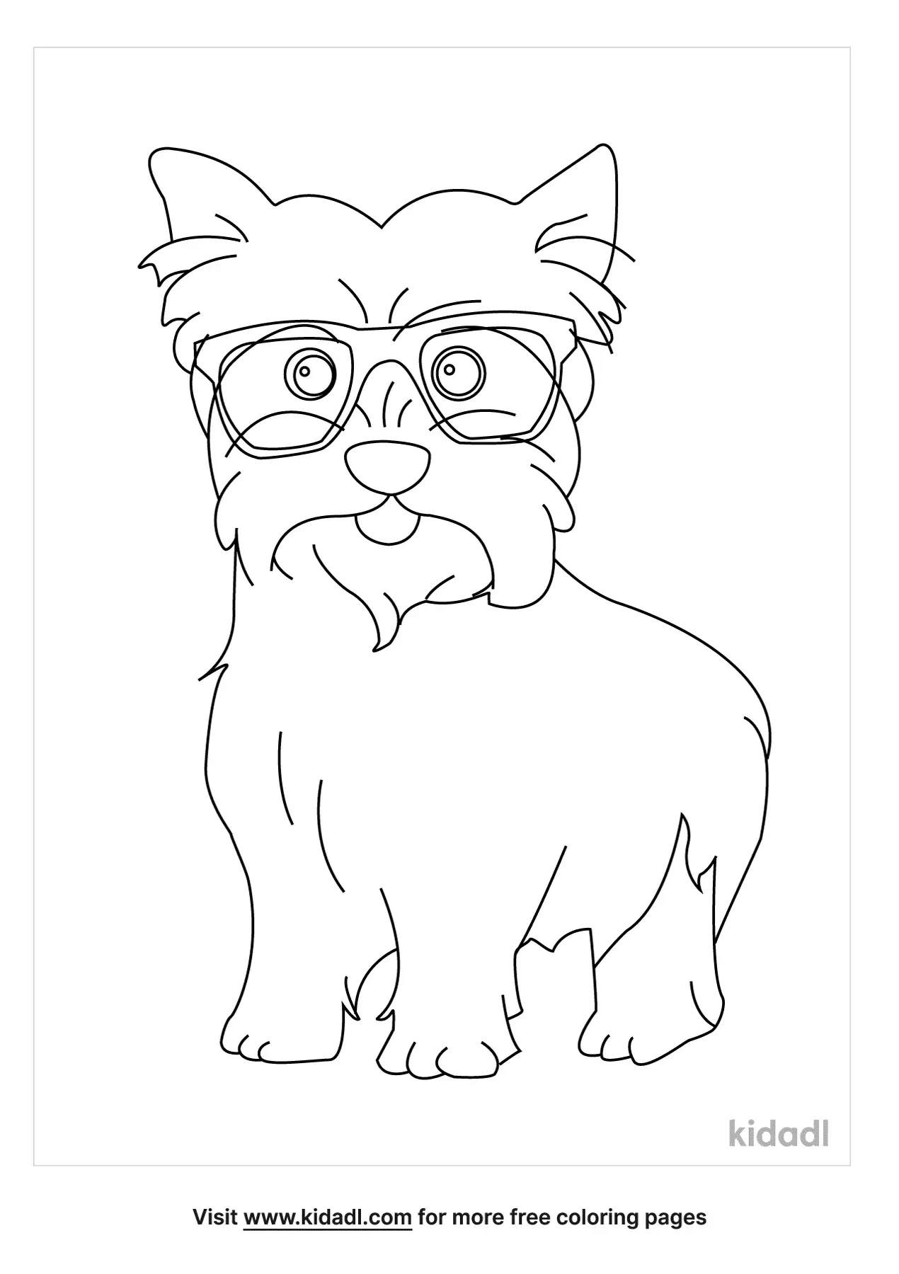 36 Cute Yorkie Coloring Pages Printable 23