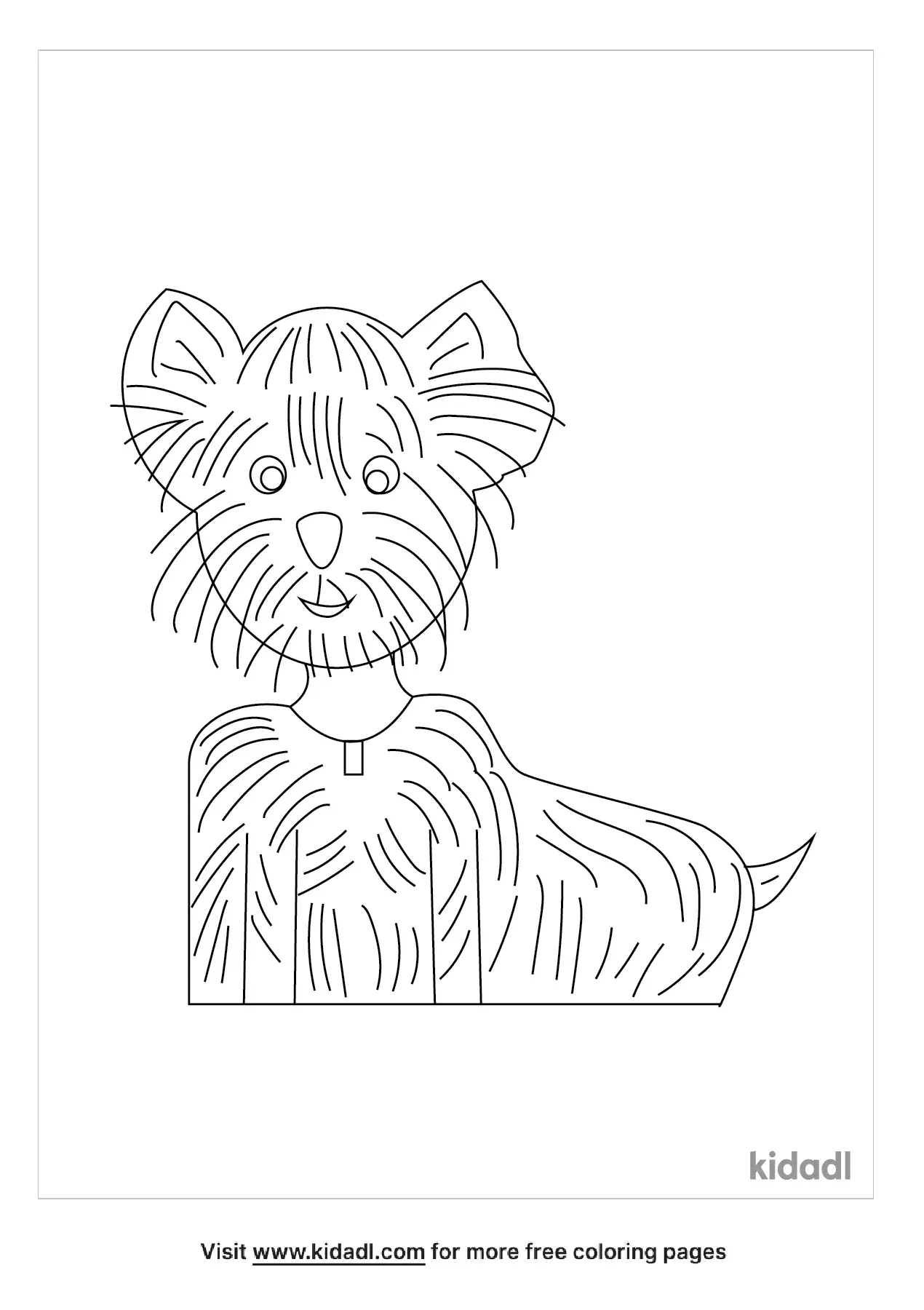 36 Cute Yorkie Coloring Pages Printable 25