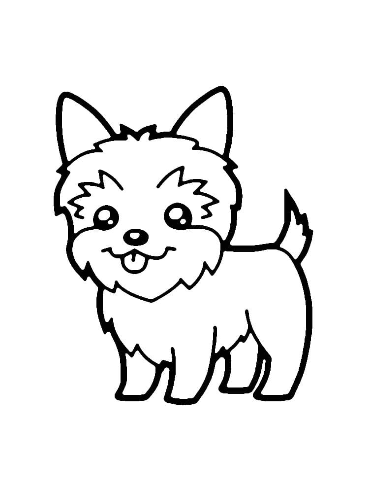 36 Cute Yorkie Coloring Pages Printable 32