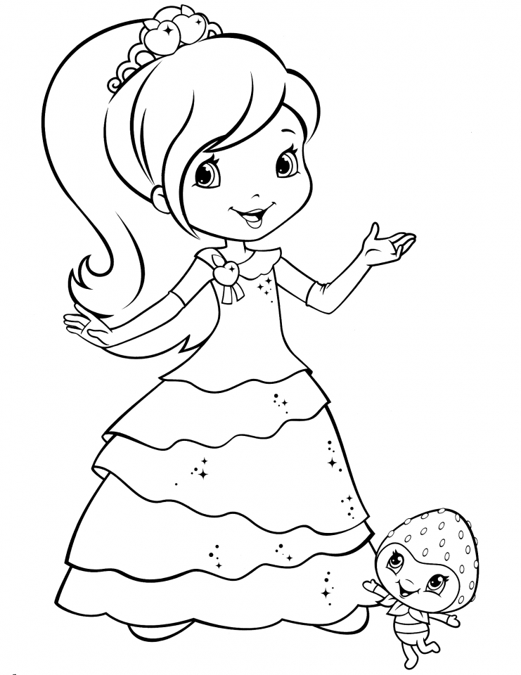 36 Delightful Strawberry Shortcake Coloring Pages Printable 12