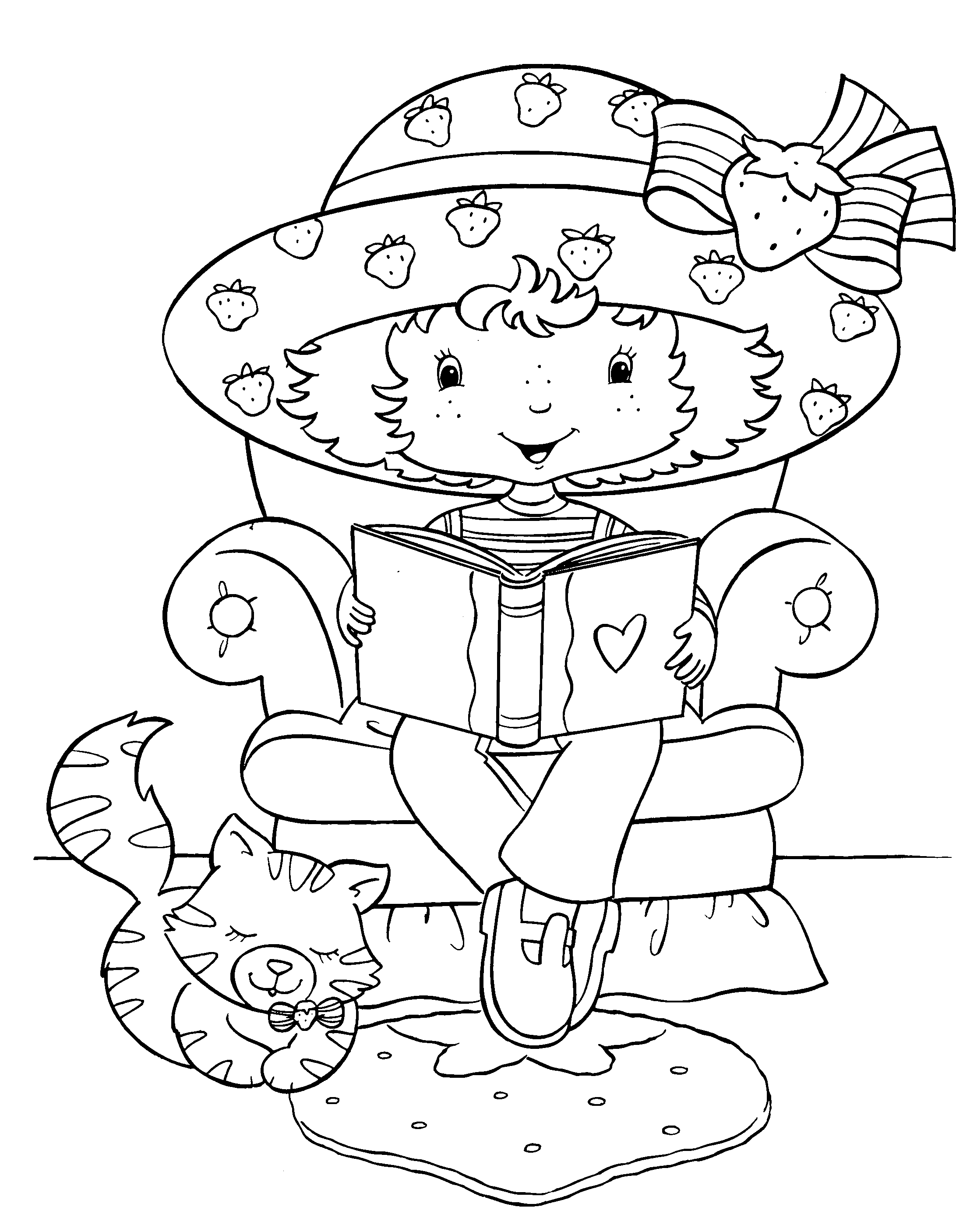 36 Delightful Strawberry Shortcake Coloring Pages Printable 15