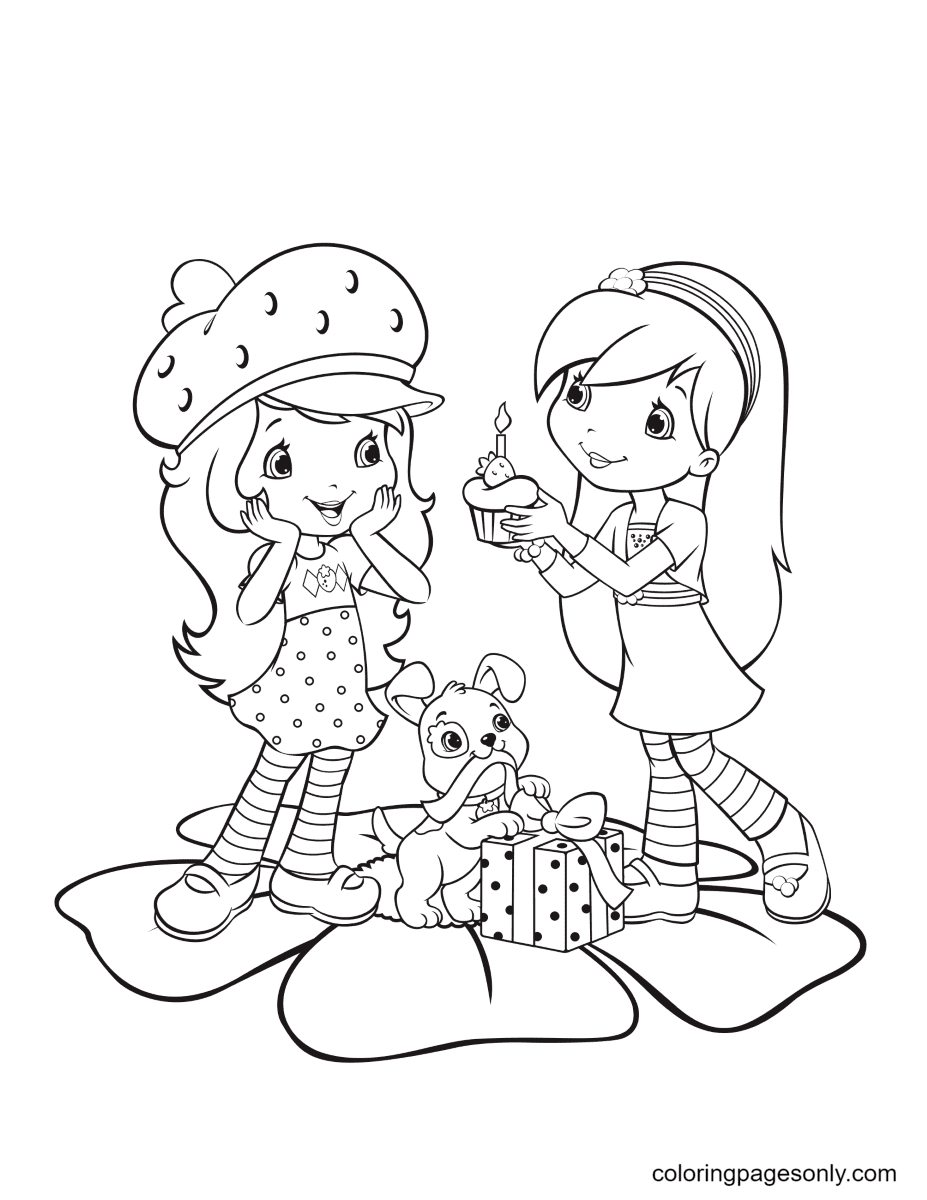 36 Delightful Strawberry Shortcake Coloring Pages Printable 17