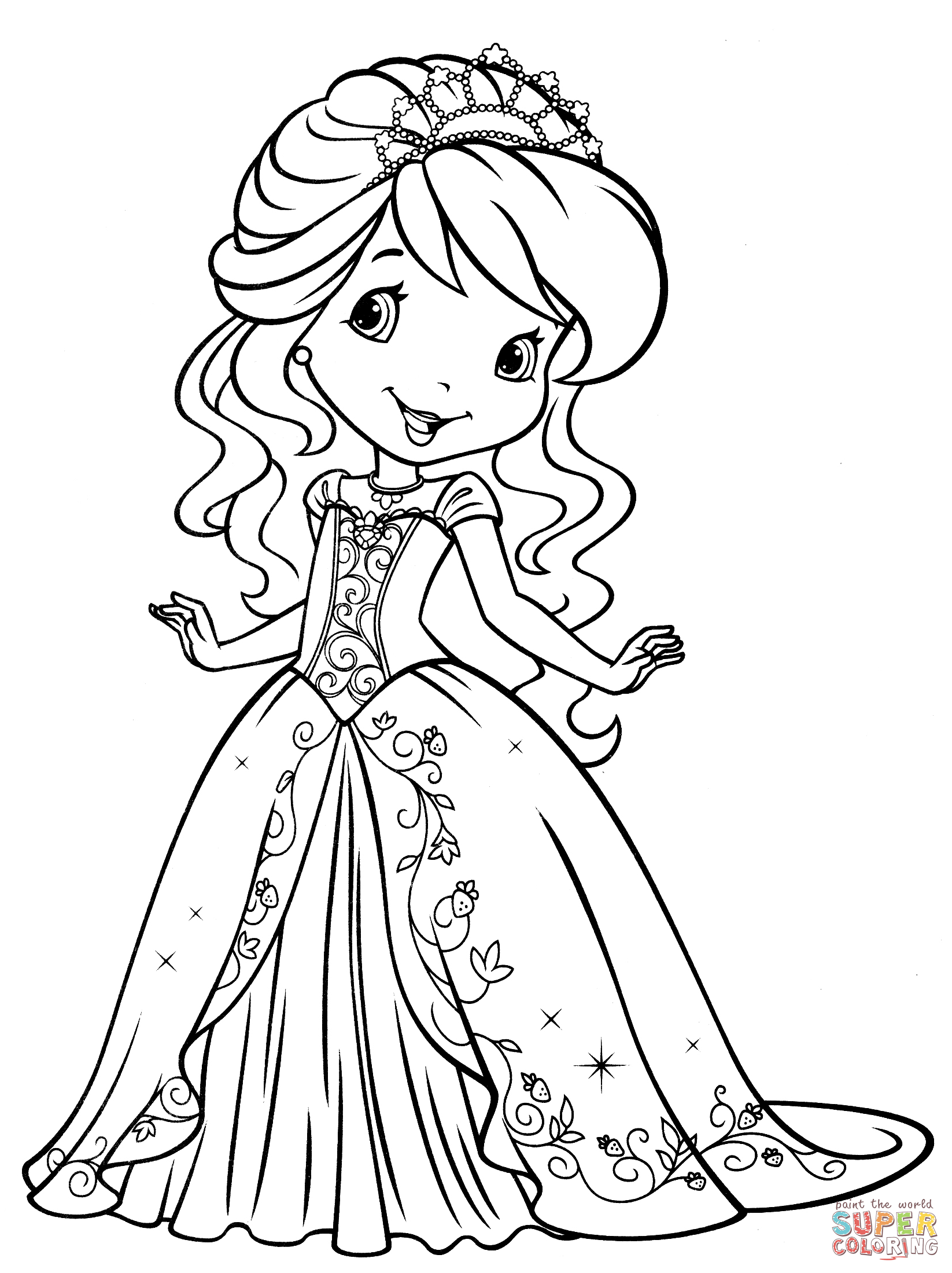 36 Delightful Strawberry Shortcake Coloring Pages Printable 18