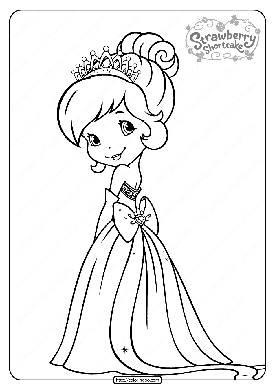 36 Delightful Strawberry Shortcake Coloring Pages Printable 20