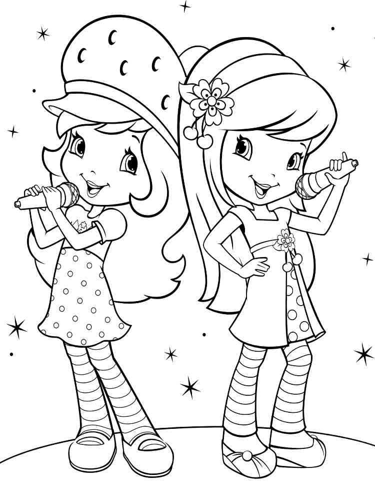 36 Delightful Strawberry Shortcake Coloring Pages Printable 23